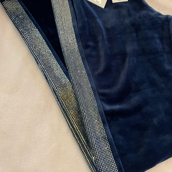 Rhinestone Juicy Couture Velour Pants - Picture 2 of 4